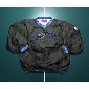 Vintage 90s Pro Player Orlando Magic NBA Pullover Windbreaker Jacket Mens Medium